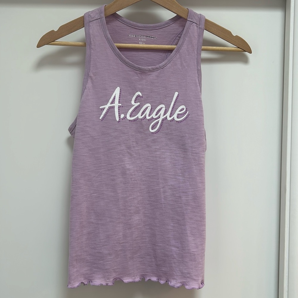 American Eagle Kids Lilac Tank Top Size 16